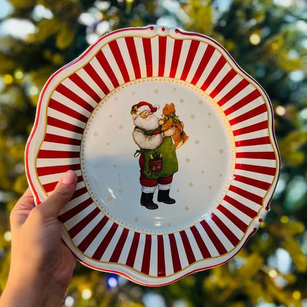 Kit 6 Pratos de Jantar Natalinos